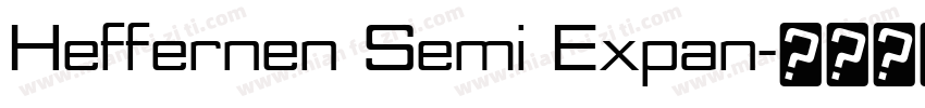 Heffernen Semi Expan字体转换